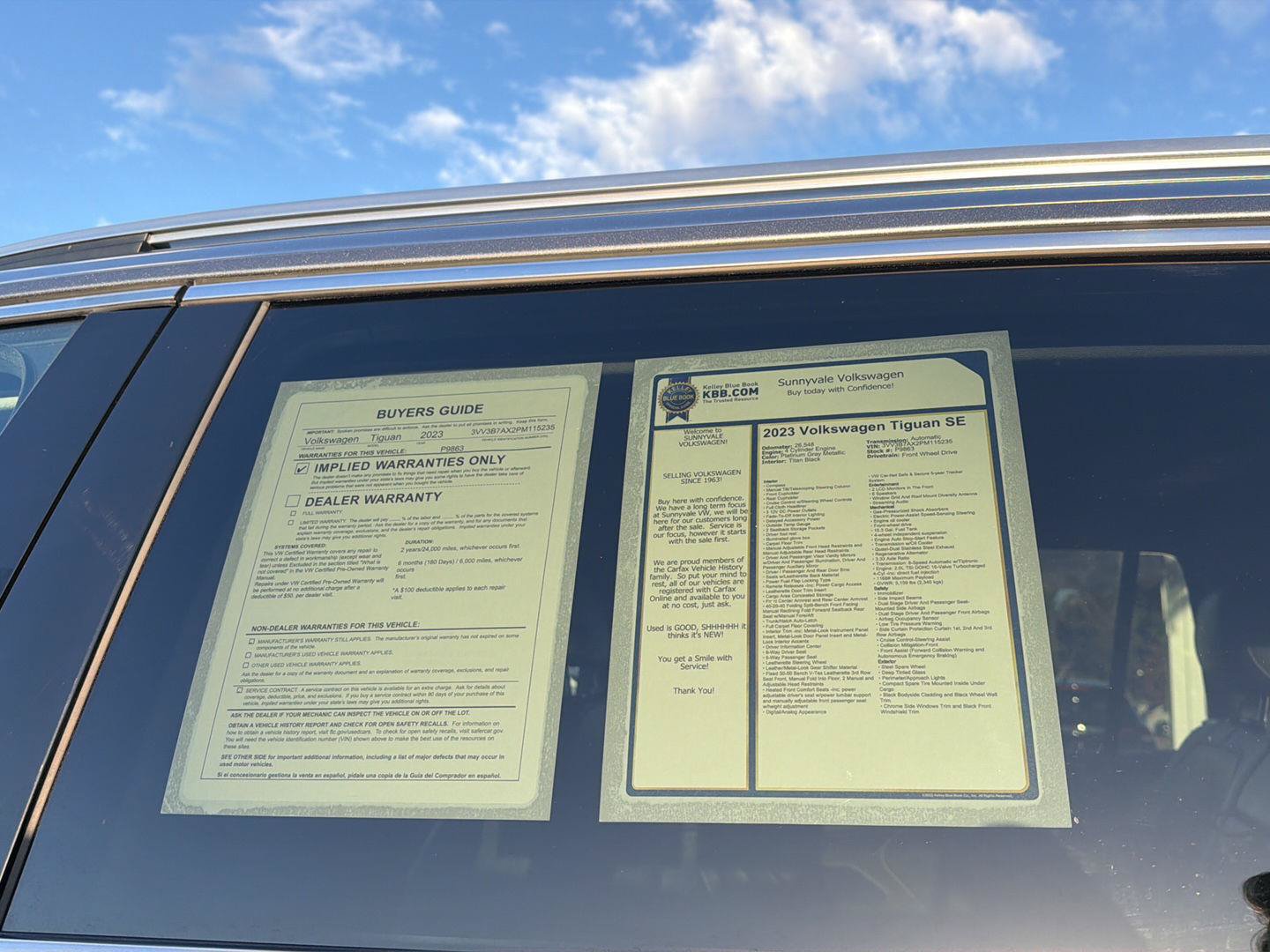Certified 2023 Volkswagen Tiguan SE FWD image 26