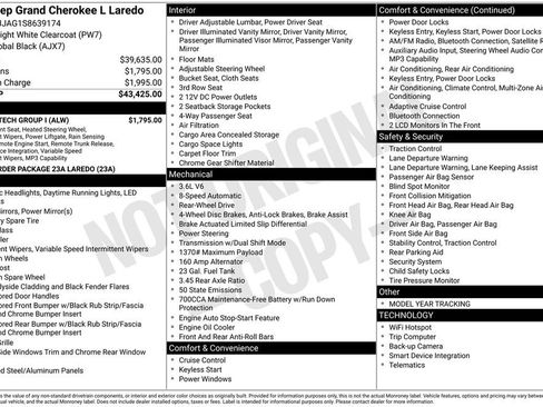 Used 2025 Jeep Grand Cherokee L Laredo w/ Luxury Tech Group I RWD image 6