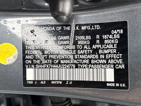 Used 2018 Honda Civic Sport image 20