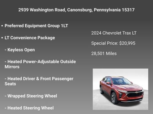 Certified 2024 Chevrolet Trax LT w/ Driver Confidence Package FWD image 5