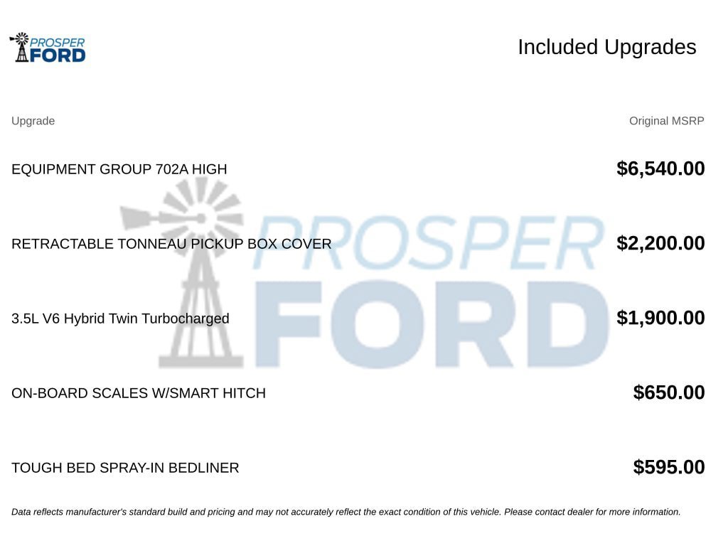 Used 2024 Ford F150 Platinum w/ Equipment Group 702A High AWD/4WD image 3