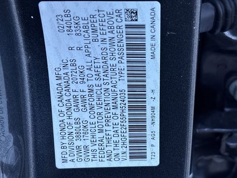 Used 2023 Honda Civic Sport image 33