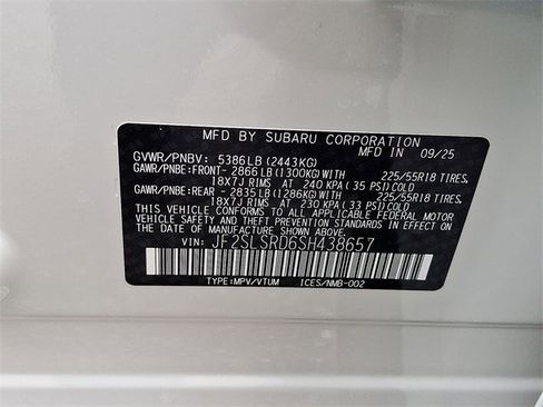 New 2025 Subaru Forester Limited image 21