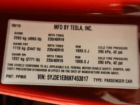 Used 2019 Tesla Model 3 Long Range image 35