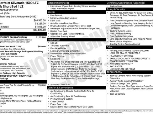Used 2023 Chevrolet Silverado 1500 LTZ w/ LTZ Convenience Package II AWD/4WD image 26