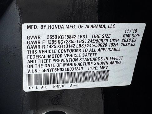 Used 2020 Honda Pilot Elite image 30