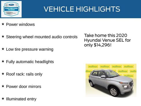 Used 2020 Hyundai Venue SEL FWD image 23