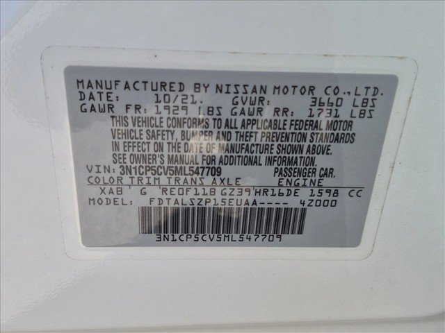 Used 2021 Nissan Kicks SV FWD image 22
