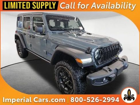 Used 2025 Jeep Wrangler Unlimited Sport S 4xe AWD/4WD image 1