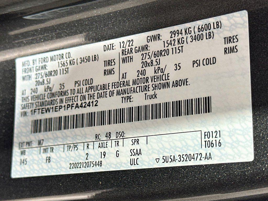 Certified 2023 Ford F150 XLT w/ Equipment Group 302A High AWD/4WD image 30
