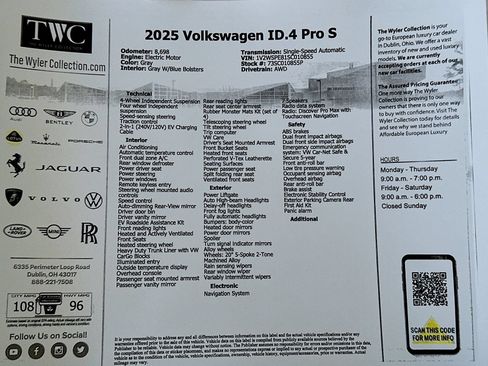 Used 2025 Volkswagen ID.4 Pro S AWD/4WD image 48
