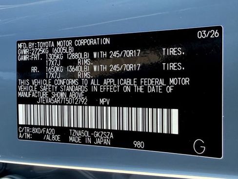 New 2026 Toyota 4Runner SR5 RWD image 27