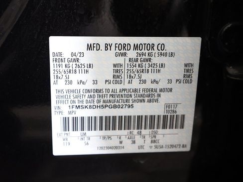 Used 2023 Ford Explorer XLT w/ Equipment Group 202A image 59