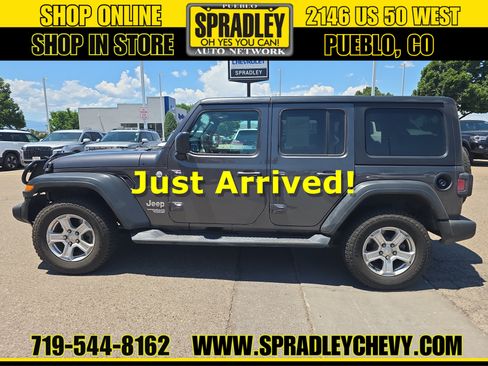 Used 2019 Jeep Wrangler Unlimited Sport S AWD/4WD image 1