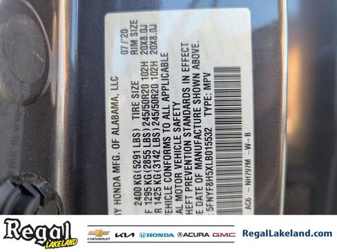 Used 2020 Honda Passport EX-L image 35