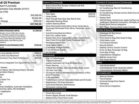 Used 2020 Audi Q5 2.0T Premium w/ Convenience Package image 26