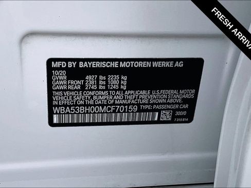 Used 2021 BMW 530i w/ Convenience Package RWD image 17