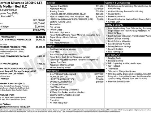 Used 2025 Chevrolet Silverado 3500 LTZ w/ LTZ Plus Package AWD/4WD image 27