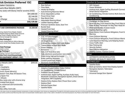 New 2026 Buick Envision Preferred image 29