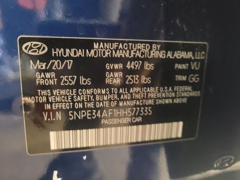 Used 2017 Hyundai Sonata Sport w/ Value Edition Package 02 FWD image 33