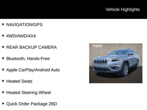 Used 2019 Jeep Cherokee Latitude Plus w/ Cold Weather Group AWD/4WD image 2