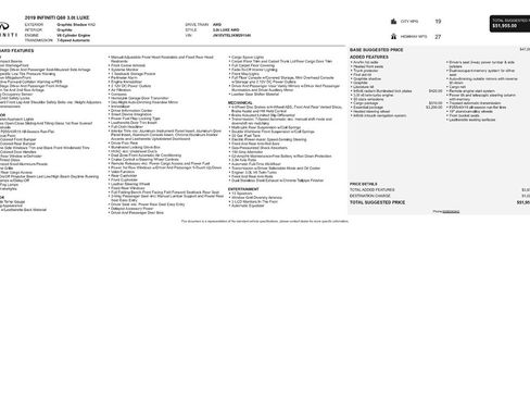 Used 2019 INFINITI Q60 3.0t Luxe w/ Essential Package image 9