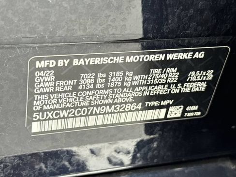 Used 2022 BMW X7 xDrive40i w/ M Sport Package AWD/4WD image 44