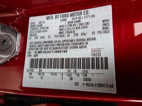 New 2026 Lincoln Nautilus Premier w/ Equipment Group 102A image 23