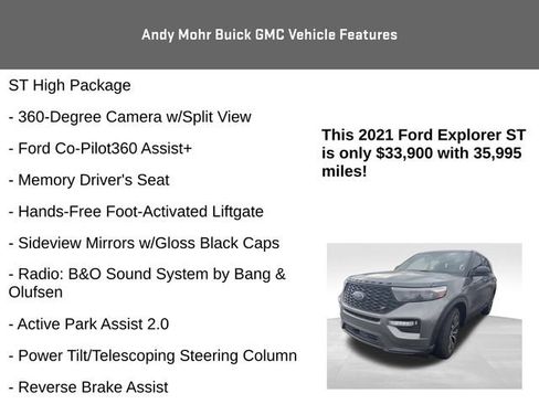 Used 2021 Ford Explorer ST w/ Equipment Group 401A image 13