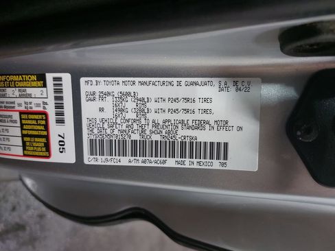 Used 2022 Toyota Tacoma SR5 w/ SR5 Appearance Package (SM) image 61