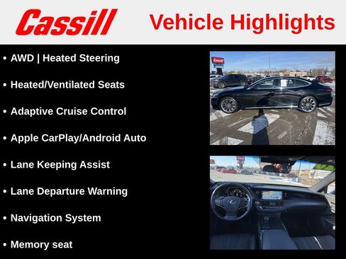 Used 2020 Lexus LS 500 AWD w/ Interior Upgrade Package image 7