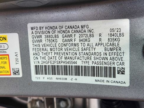 Used 2023 Honda Civic Sport image 32