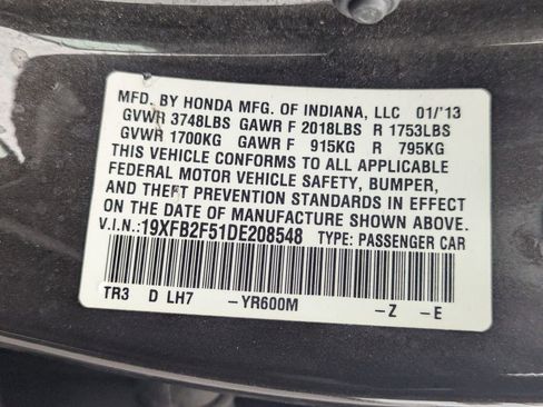 Used 2013 Honda Civic LX image 34