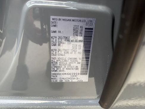 Used 2023 Nissan Frontier Pro-X w/ Pro Convenience Package RWD image 33