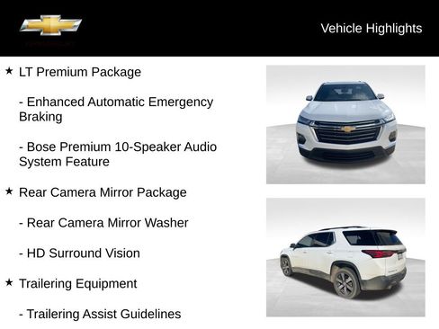 Certified 2023 Chevrolet Traverse LT w/ LT Premium Package AWD/4WD image 21