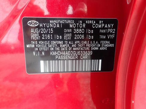 Used 2016 Hyundai Elantra SE w/ Option Group 02 image 10