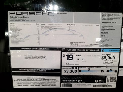 New 2026 Porsche Cayenne Coupe image 37