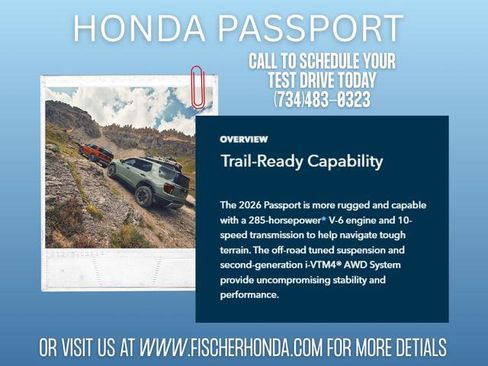 New 2026 Honda Passport RTL image 2