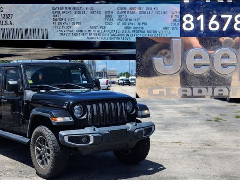 Used 2020 Jeep Gladiator Sport AWD/4WD image 1
