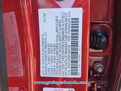 New 2026 Honda Accord EX-L image 13