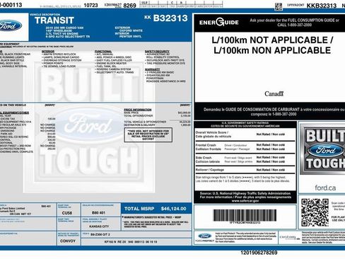 Used 2019 Ford Transit 250 148 Medium Roof image 2