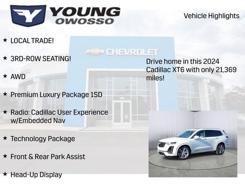 Certified 2024 Cadillac XT6 Premium Luxury w/ Technology Package image 8
