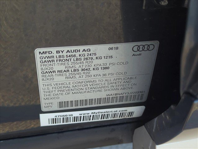 Used 2018 Audi Q5 2.0T Premium Plus w/ Premium Plus Package AWD/4WD image 19