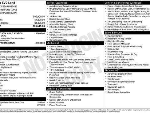 Certified 2024 Kia EV9 Land image 7