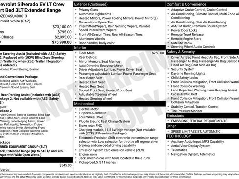 New 2025 Chevrolet Silverado EV LT image 5