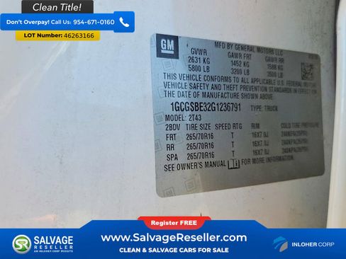 Used 2016 Chevrolet Colorado W/T w/ WT Convenience Package image 16