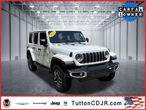 Used 2024 Jeep Wrangler Unlimited Sahara AWD/4WD image 1