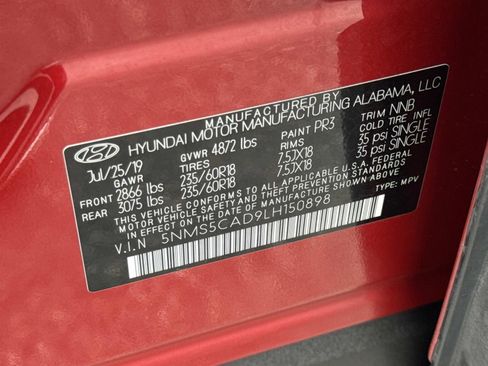 Used 2020 Hyundai Santa Fe Limited image 30