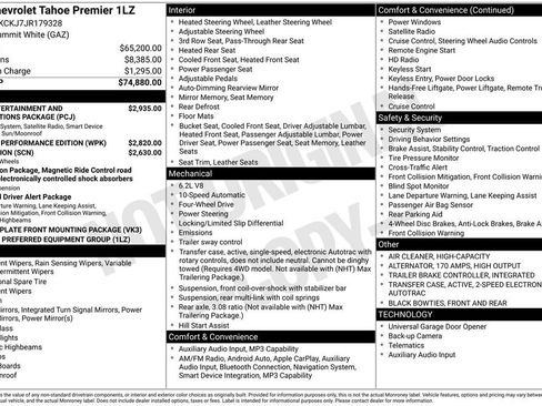 Used 2018 Chevrolet Tahoe Premier AWD/4WD image 10