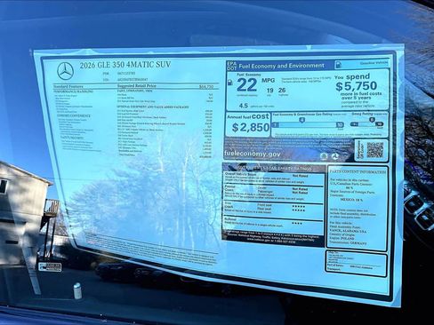 New 2026 Mercedes-Benz GLE 350 4MATIC image 17